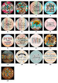 Religious Car Coasters Set of 2